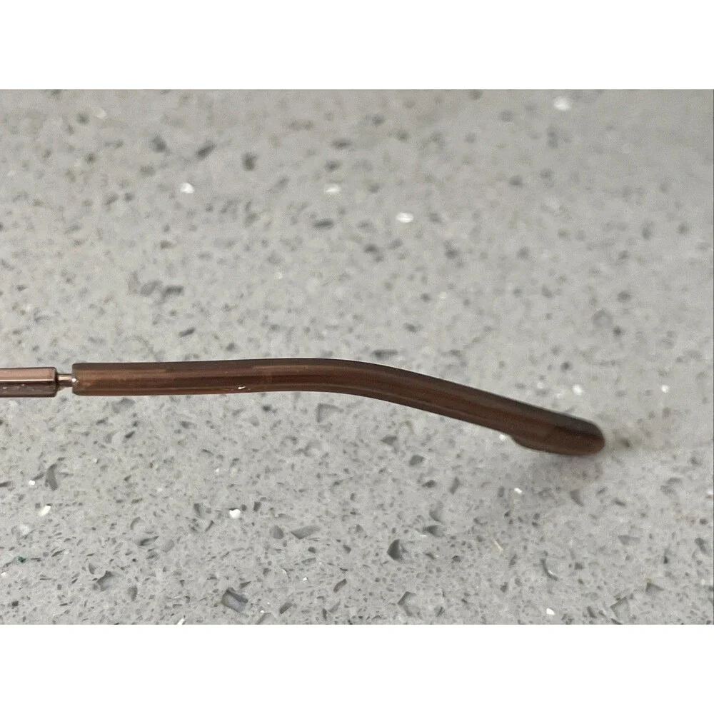 NAUTICA N 7134 005 DARK BROWN 50-18-140 FLEX HINGES Frames ONLY Half Rim Bronze